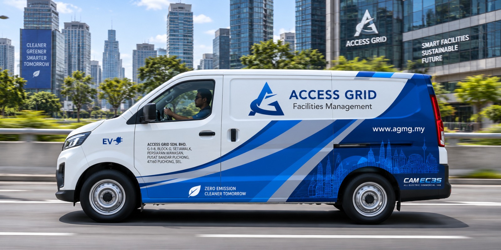 Access Grid Mobile Engineering Response Fleet - All Electric Commercial CAM EC35 Workshop Van